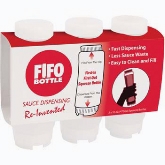 FMP FIFO Bottle, Clear Standard Cap, 16 oz