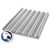 Chicago Metallic, Uni-lock Baguette/French Bread Pan, 17 3/4" x 25 3/4" x 1"