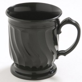 Dinex, Pedestal Base Mug, Turnbury, Onyx, 8 oz