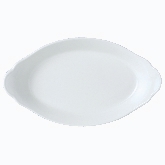 Steelite, Oval Eared Dish, Cookware, White, 8" x 4 1/2"
