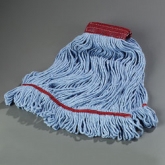 Carlisle Flo-Pac Wet Mop Head, Large, w/ Red Band