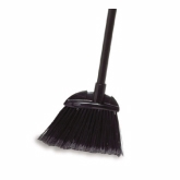 Lobby Dust Pan Broom, Polypropylene fill, Black, 7 1/2" L x 2" W x 35" H