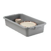 Vollrath Traex Bus Box, 1 Compartment, 12" x 23 1/2" x 5 3/8", Reinforced Handles, Stackable