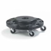 Carlisle FVP Economy Waste Container Dolly, Round