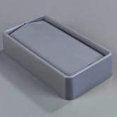 Carlisle Trimline Waste Container Lid, Swing Top, Gray