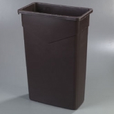 Carlisle, Trimline Waste Container, 23 gallon, Plastic Construction, Brown