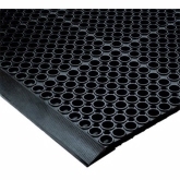 Notrax San-eze Grease-Resistant Floor Mat, 39" x 58 1/2", 7/8" Thick, Black
