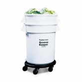 Rubbermaid, Brute Greenskeeper Container, w/ Lid, w/ Dolly