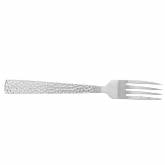 Tria, Dinner Fork, 8", Bravo, 18/0 S/S, Hammered