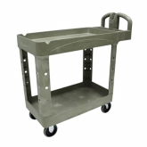 Rubbermaid Utility Cart, Two Shelves, 500 lb capacity, Open Base