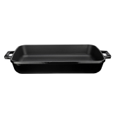 Arcata, Cast Iron Roaster and Baking Tray, Rectangular, 5.1 qt, Black