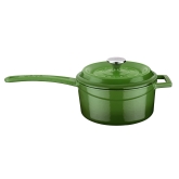 Arcata, Cast Iron Sauce Pan, Round, 1.4 qt, Green