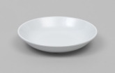 Arcata, Deep Coupe Plate, 7 3/4" x 1 1/2", Melamine, White