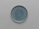 Ariane, Coupe Plate, 10 1/2" dia., Artisan, Sapphire