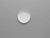 Ariane, Saucer for Tea Cup, 6 1/4", Oxide Pearl White