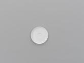 Ariane, Saucer for Espresso Cup, 5 1/8", Oxide Pearl White