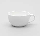 Ariane, Cappuccino Cup, 9.5 oz, Oxide Pearl White