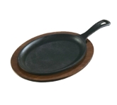 Lodge, Cast Iron Serving Griddle, Oval, 10" x 7 1/2", w/ Handle