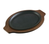 Lodge, Cast Iron Serving Griddle, Oval, 10" x 7 1/2"