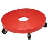 Micro Matic, Keg Dolly, Red, 16 1/4" dia. x 4"H