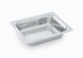 Vollrath, Miramar Decorative Rectangular Food Pan, 1/2 Size, 1 1/2" Deep, 18/8 S/S