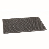 Culinary Essentials, Bar Service Mat, 18"W x 12"D, Black Rubber