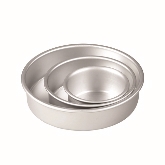 Culinary Essentials, Cake Pan, 9" dia., 2" Deep, Aluminum