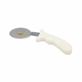 Culinary Essentials, Pizza Cutter, 2 1/2" dia. S/S Blade, 6" White Handle