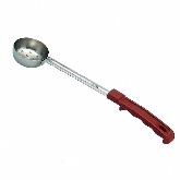 Culinary Essentials, Perforated Portion Server, 2 oz, S/S, Red Handle