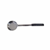 Culinary Essentials, Solid Portion Server, 6 oz, S/S, Black Handle