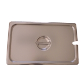 Culinary Essentials, Full Size Flat Slotted Steam Table Pan Cover, 18/8 S/S