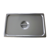 Culinary Essentials, Full Size Flat Solid Steam Table Pan Cover, 18/8 S/S