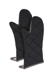 Culinary Essentials, PYROTEX Oven Mitt, 17", Elbow-Length, Black
