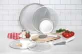 Culinary Essentials, Wide Rim Pizza Pan, 9" dia., Aluminum