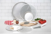 Culinary Essentials, Wide Rim Pizza Pan, 16" dia., Aluminum