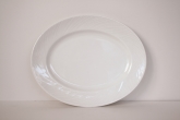 Steelite, Oval Platter, Spyro, White, 8"