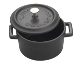 Arcata, Mini Round Casserole Dish, 11.75 oz, Matte Black, Cast Iron