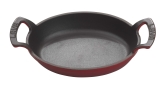 Arcata, Oval Dish, 19 oz, 7 7/8"L x 5 7/8"W, Red Exterior, Cast Iron