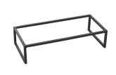 Arcata, Rectangular Riser, 12 3/4" x 5 3/4" x 3", Matte Black