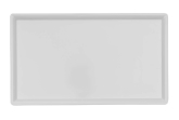 Arcata, Rectangular Platter, 17" x 9 7/8", White, Melamine