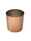 Arcata, French Fry Cup, 10 oz, Hammered, S/S, Copper Finish