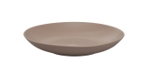 Ziena, Deep Coupe Plate, 48 oz, 11" dia., Sandcastle, Stoneware