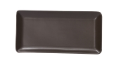 Ziena, Rectangular Tray, 12" x 6 1/4", Chocolate, Stoneware