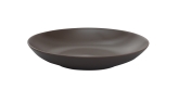 Ziena, Deep Coupe Plate, 48 oz, 11" dia., Chocolate, Stoneware