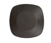 Ziena, Square Plate, 11" x 11", Chocolate, Stoneware