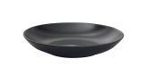 Ziena, Deep Coupe Plate, 48 oz, 11" dia., Ebony, Stoneware