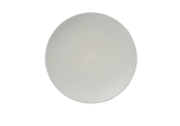 Ziena, Coupe Plate, 12" dia., Cream, Stoneware