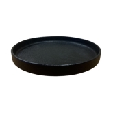 Ariane, Stackable Plate, 8 1/4" dia., Artisan, Black Dazzle, Selas
