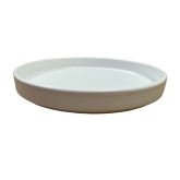 Ariane, Stackable Plate, 8 1/4" dia., Artisan, Matte White, Selas