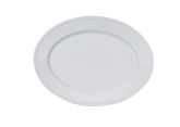 Vista Alegre, Oval Platter, 13"L x 10 1/4"W, Perla